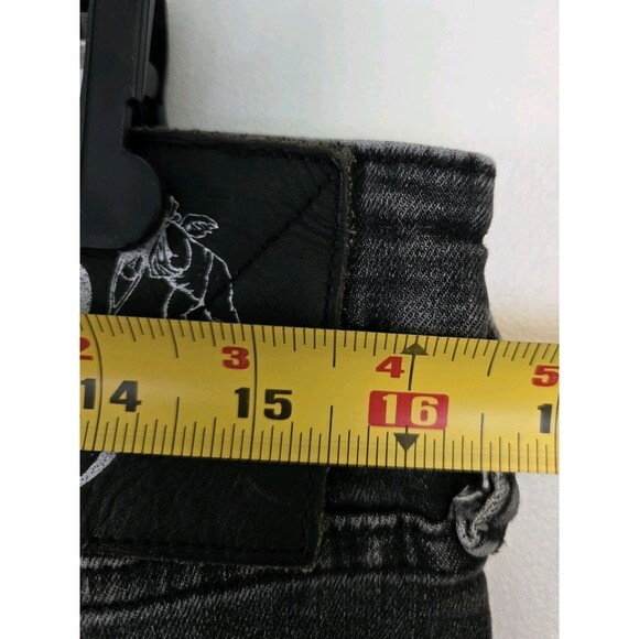 Prps Jeans Mens 33x31 Warlock Black Perigee Distressed Stretch Skinny Grungy - Picture 6 of 11